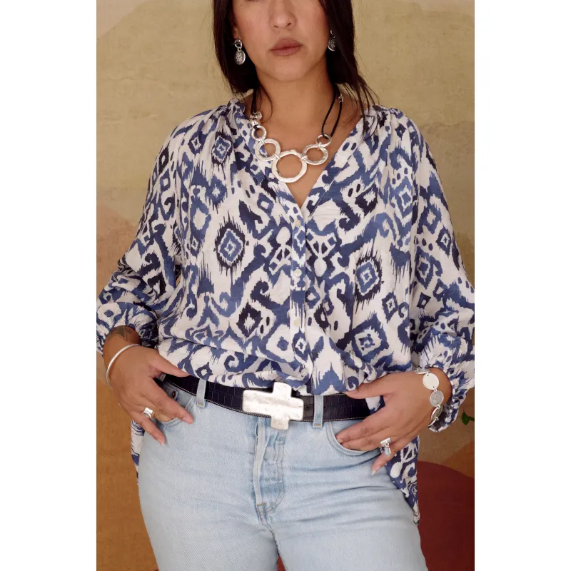 Secret de Cuir ceinture cuir vache boucle croix
