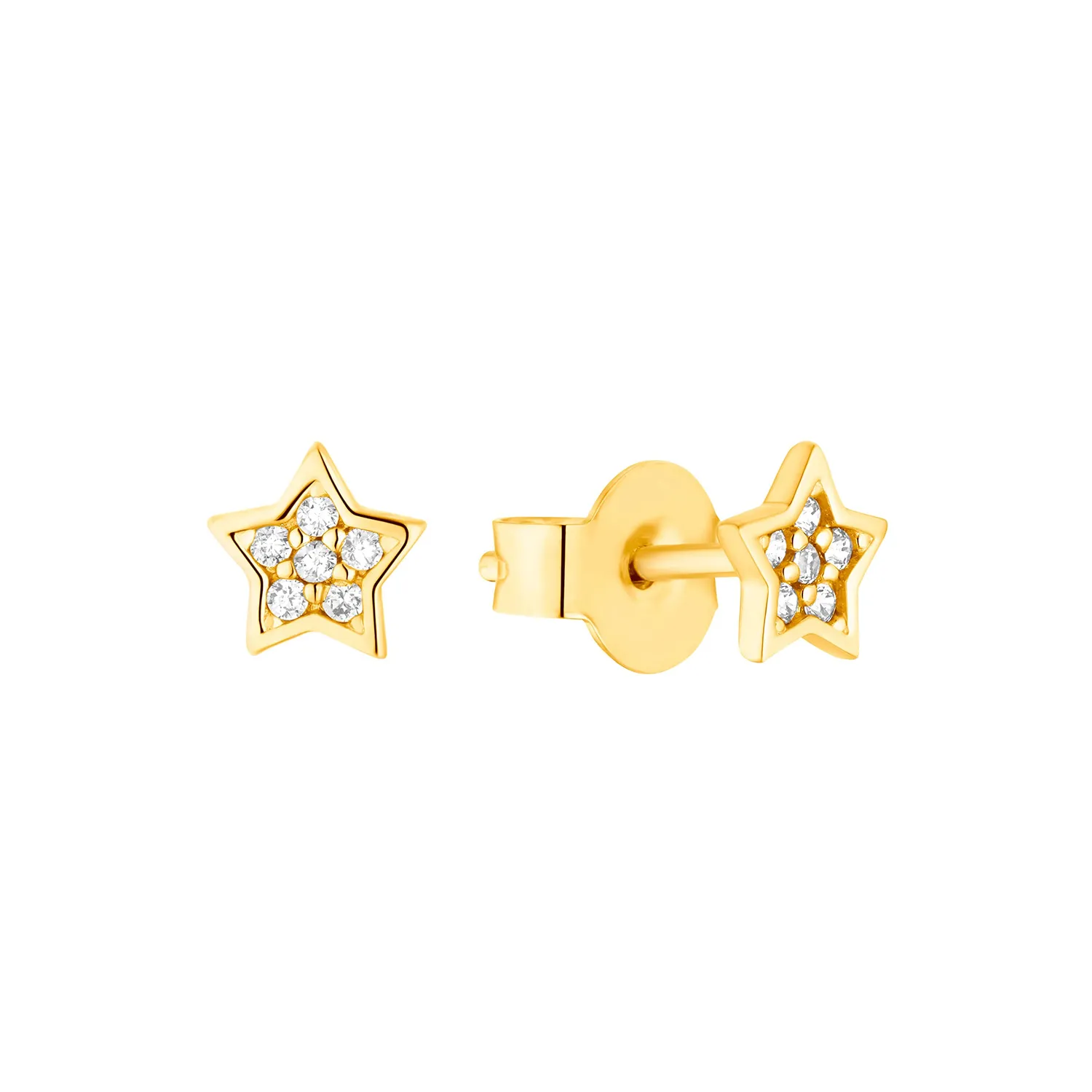 s.Oliver clous fille argent étoile bleue cristal