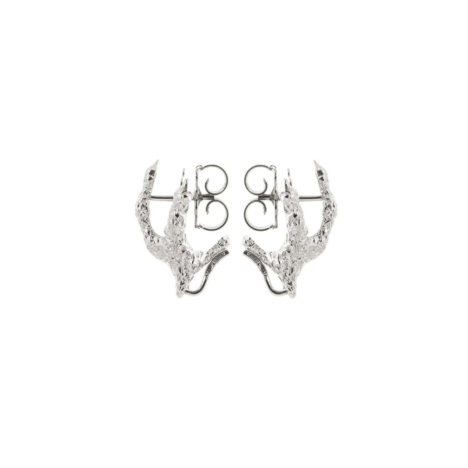 Lorella Tamberi Artemis Talon boucles d'oreilles argentées