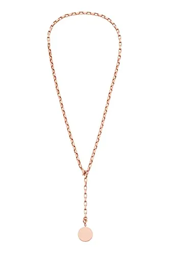 s.Oliver 2028465 collier acier pièce rosé 50 cm