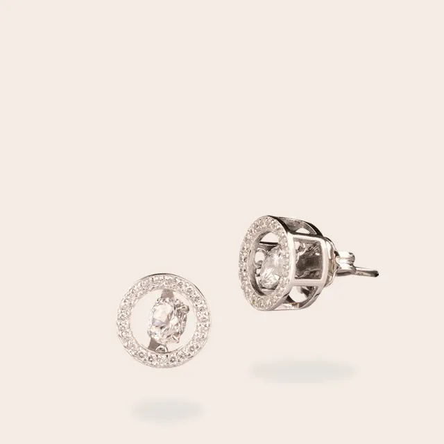 Ultima Edizione Dancing boucles rondes strass