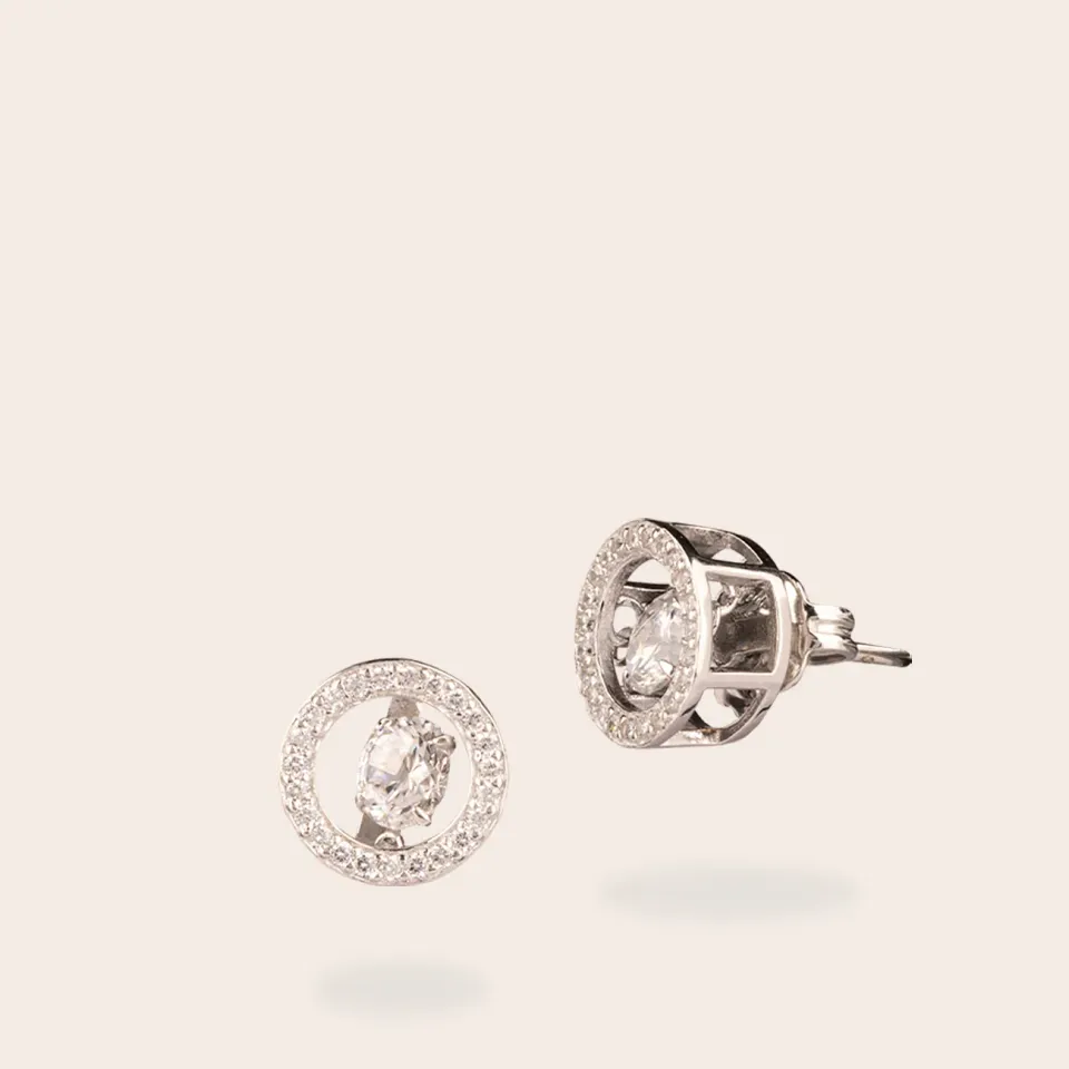 Ultima Edizione Dancing boucles rondes strass