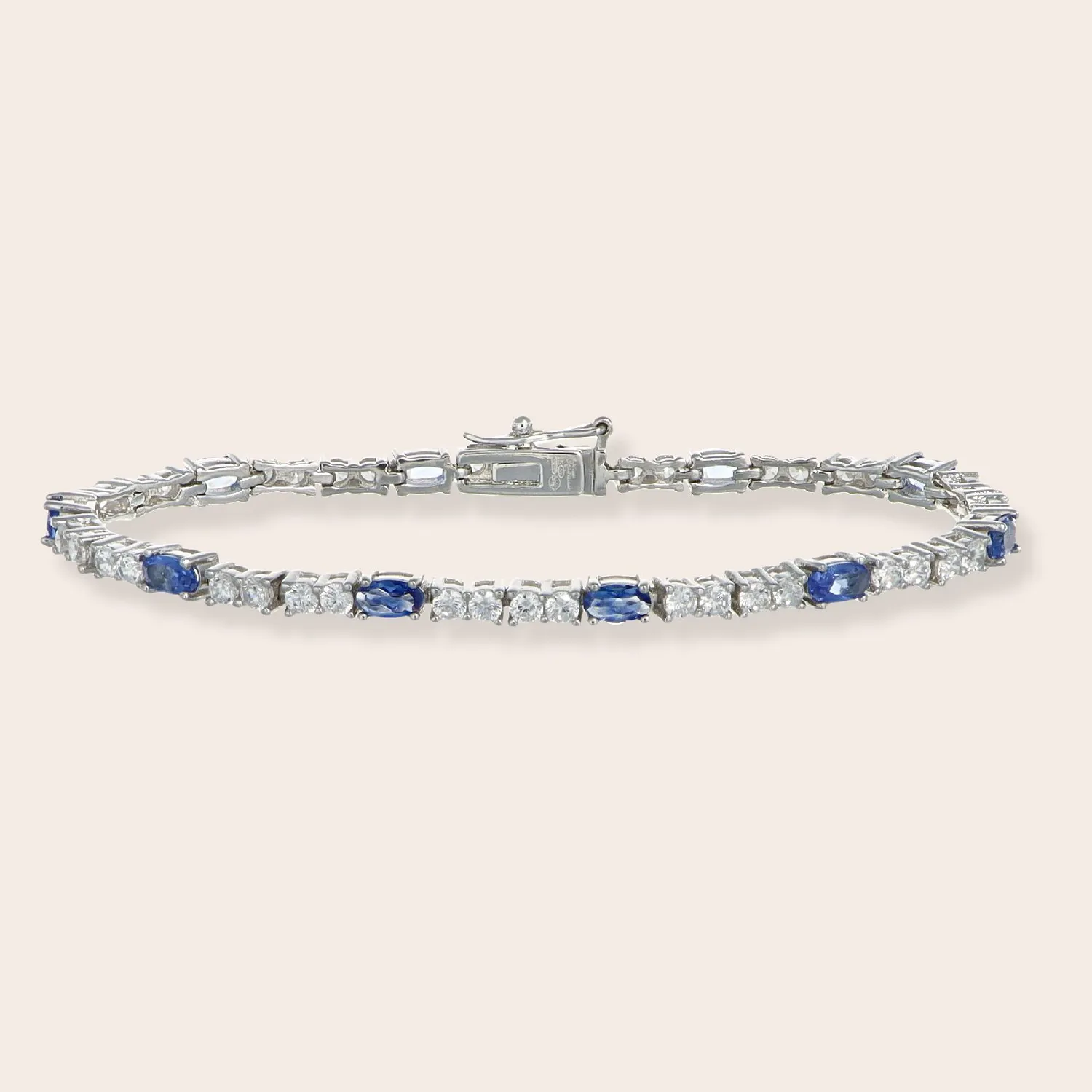 Ultima Edizione tennis zircons ovales couleur bracelet