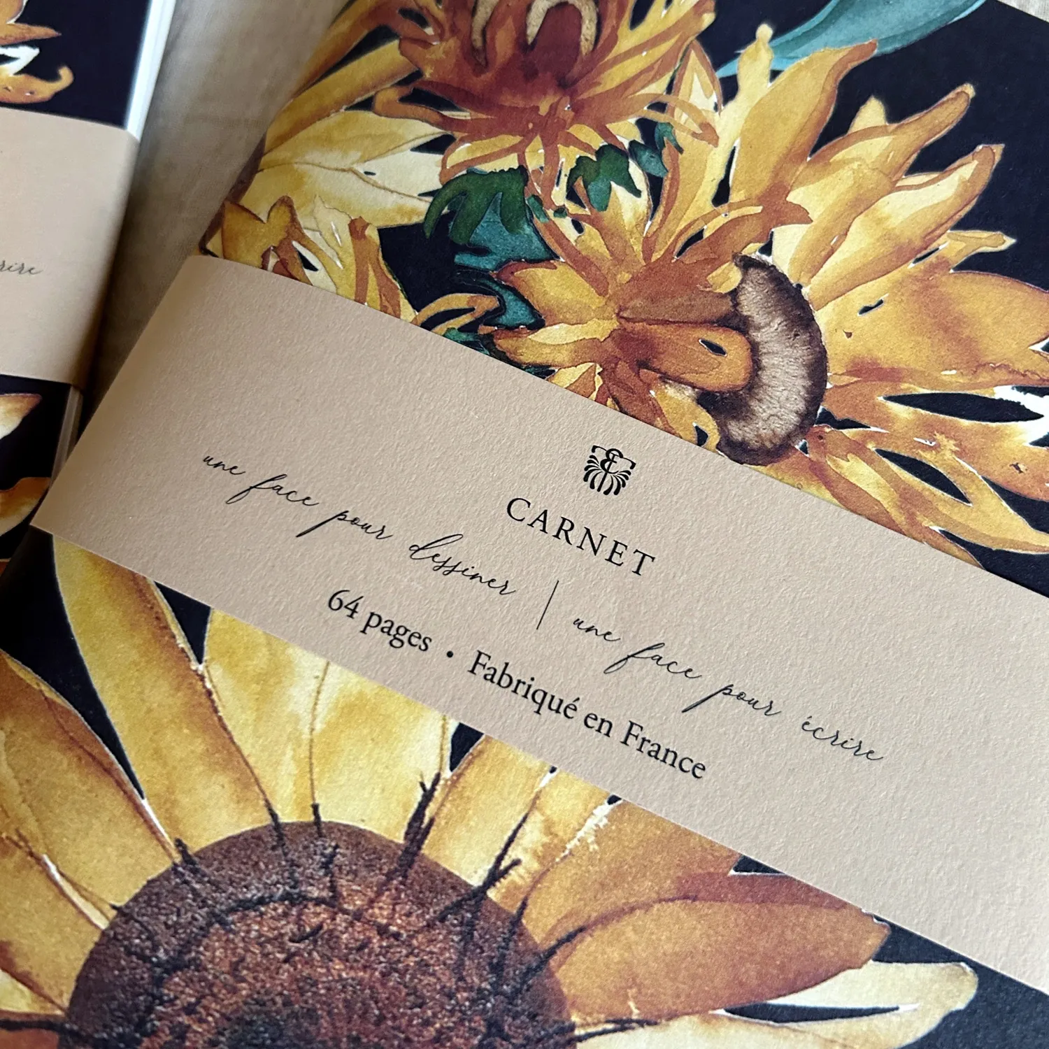 Elise Tsikis Leila duo carnets tournesol A5+A6