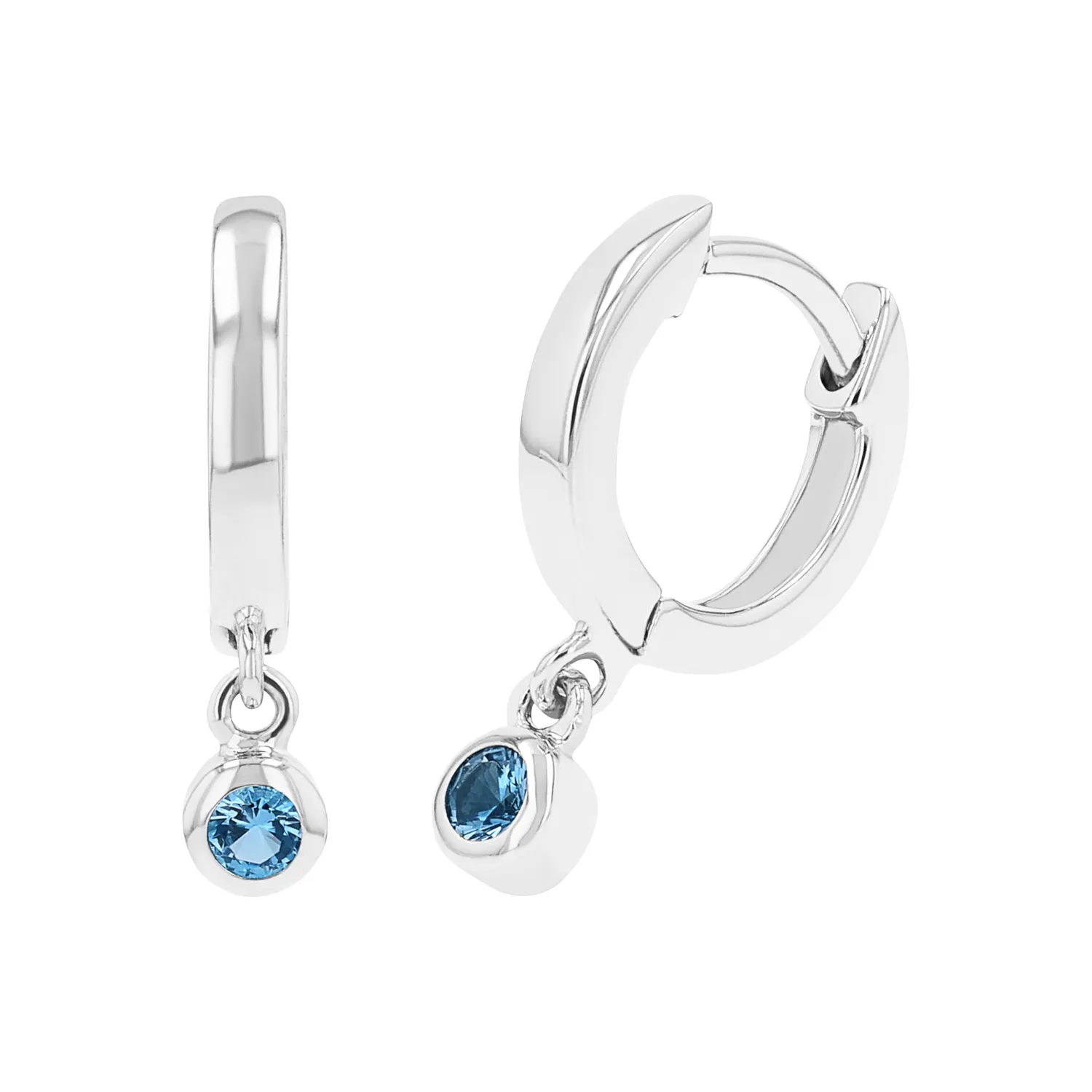 s.Oliver créoles fille argent classique zircon