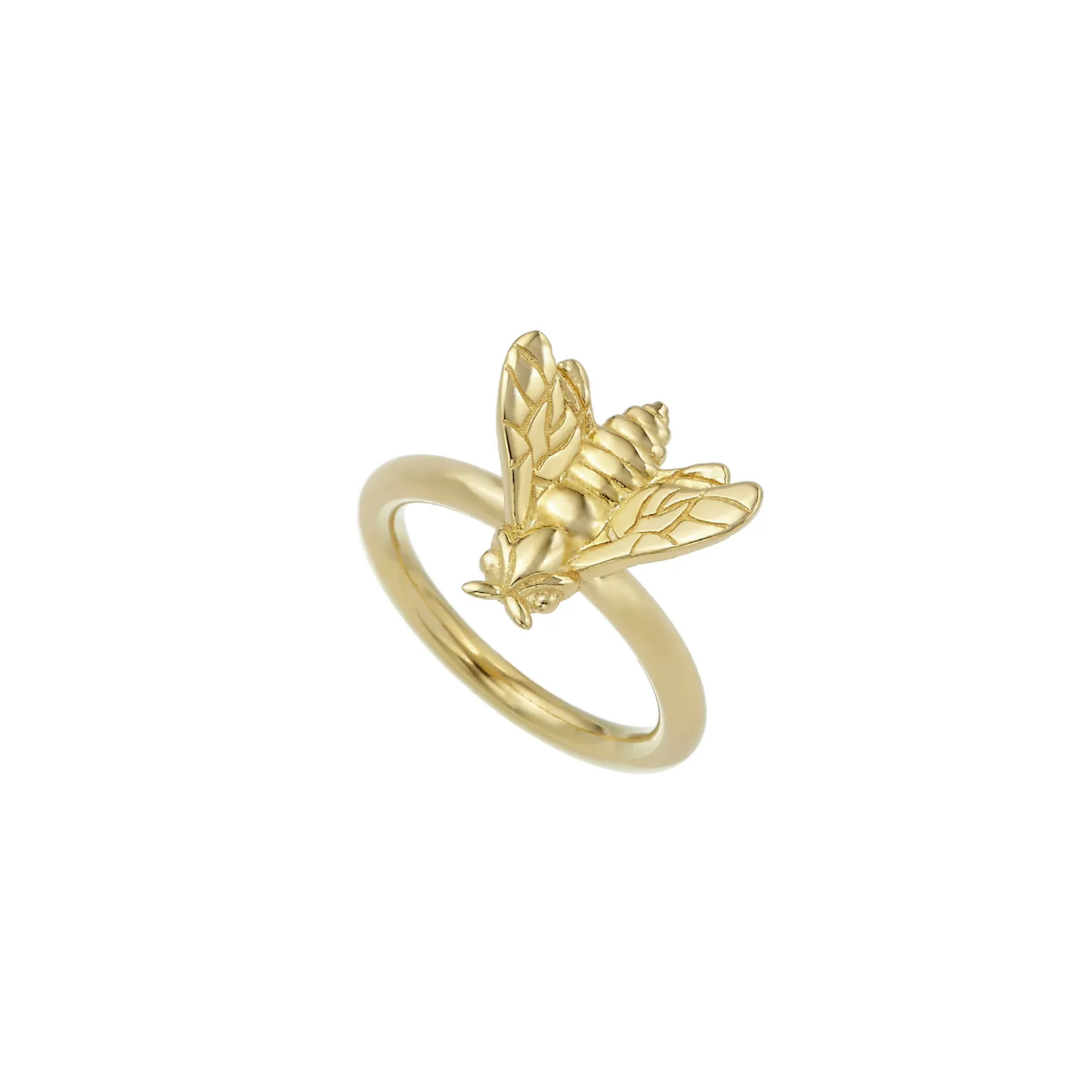 Lorella Tamberi Canal Bee Queen bague petite abeille dorée