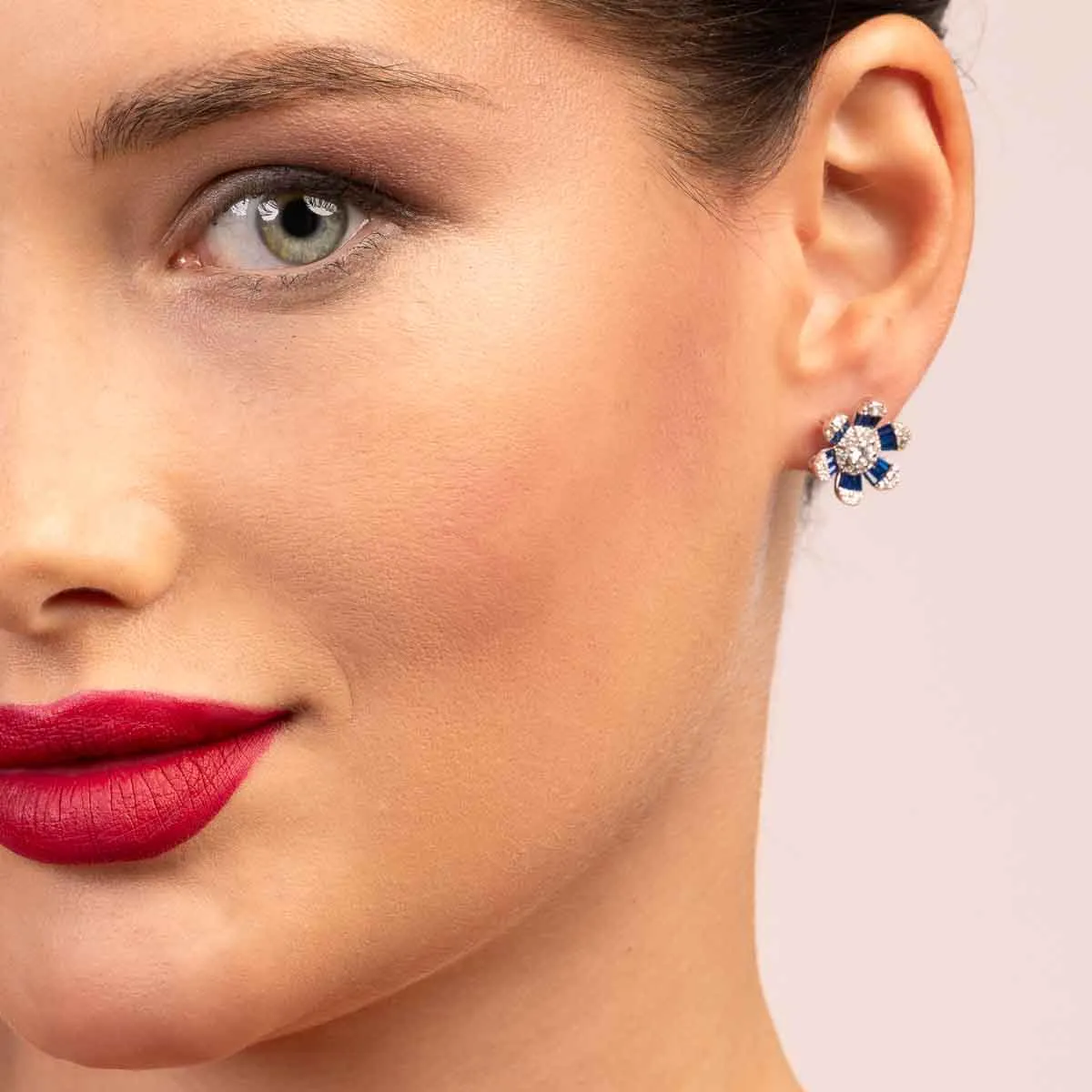 Ultima Edizione flower boucles d’oreilles couleur