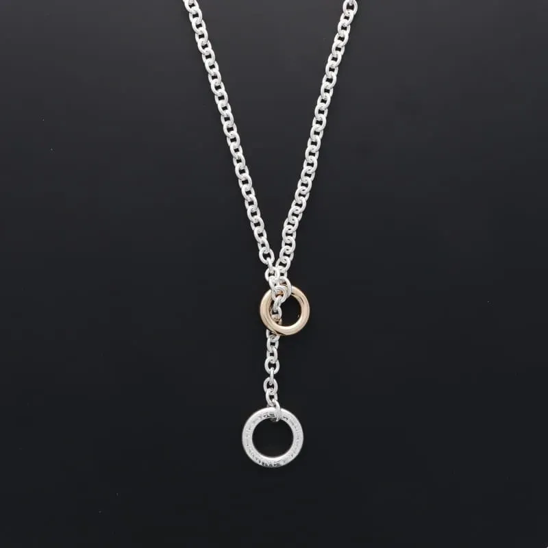 Secret de Cuir N°1627 collier double bouée bicolore