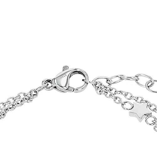 s.Oliver Bracelet Fille Acier Argenté Étoiles 16 cm