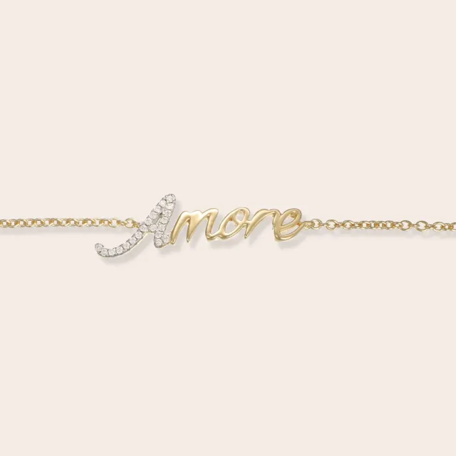 ULTIMA EDIZIONE Amore bracelet message amour