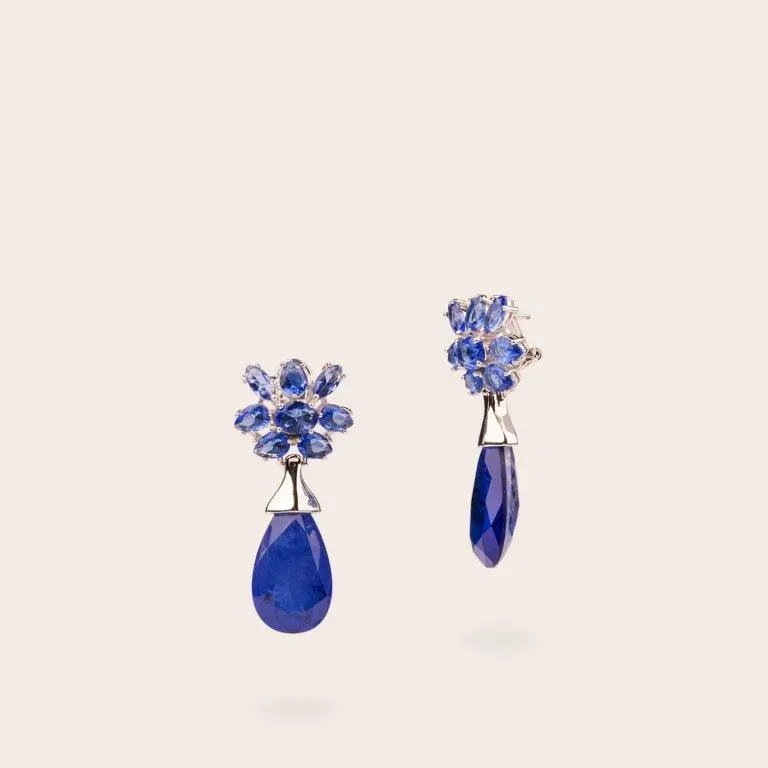 Ultima Edizione goccia sfaccettata boucles pendantes goutte