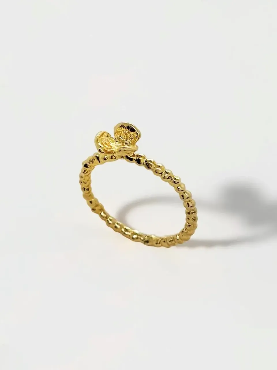 Elise Tsikis Terezin bague dorée taille 54 fleur