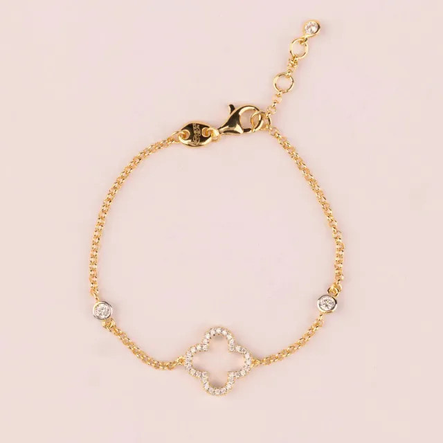 Ultima Edizione Fiore bracelet fleur zircon unique