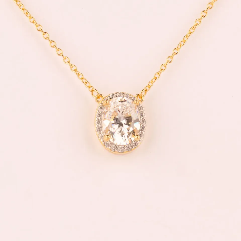 Ultima Edizione Centrale Ovale collier blanc