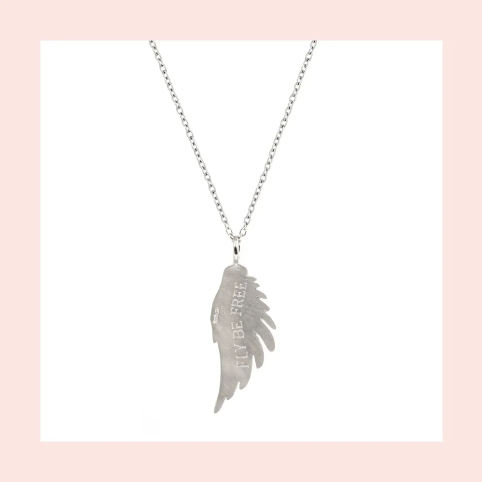 Lorella Tamberi Canal Artemis Be Free Large Wing collier zircons