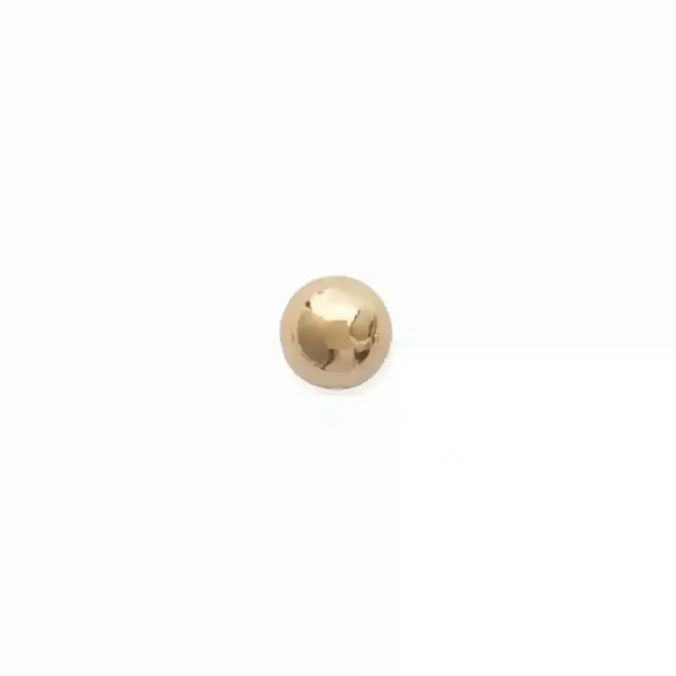 Oriana France puces boule 3 mm plaqué or hypoallergénique