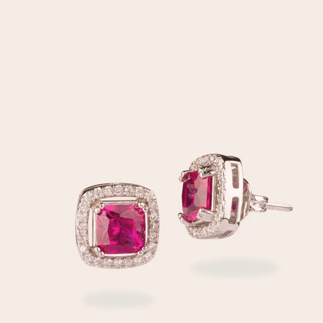 Ultima Edizione Lobo boucles d'oreilles zircon couleur