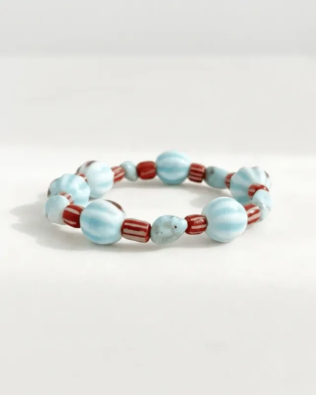 Elise Tsikis Coba bracelet perles céramique