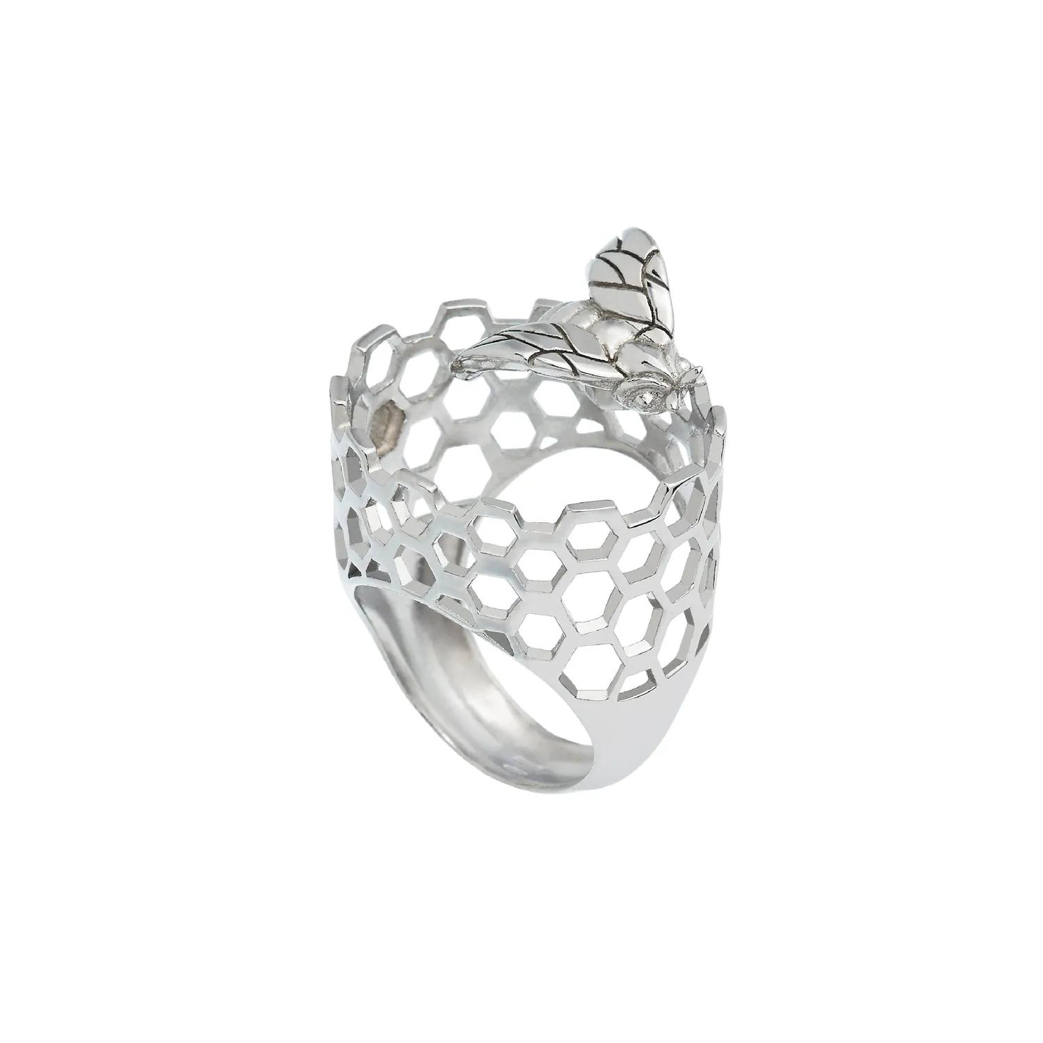 Lorella Tamberi Canal Bee Queen Hive bague nid abeille taille 11