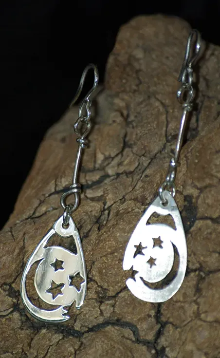 L'Atelier Kozenga Comore boucles oreilles argent massif