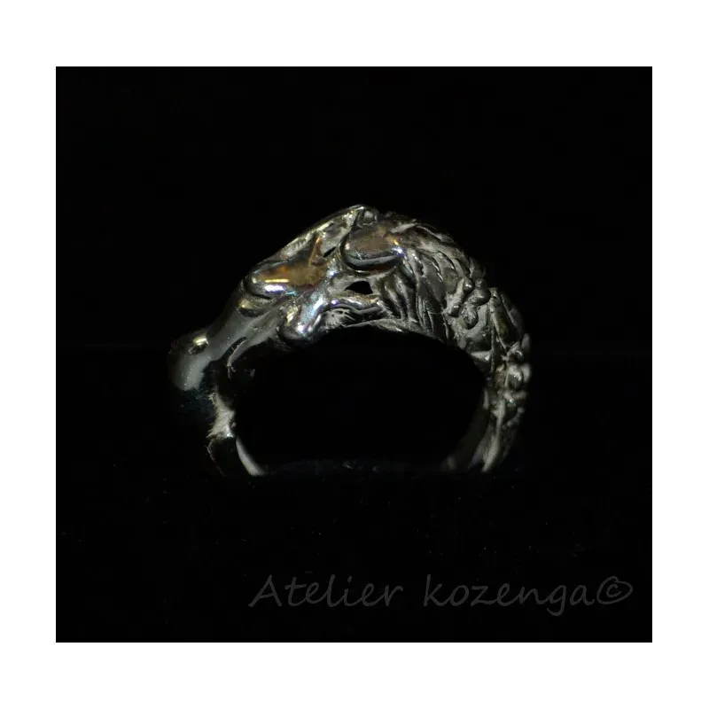 L'Atelier Kozenga Lorelei bague argent massif taille 52