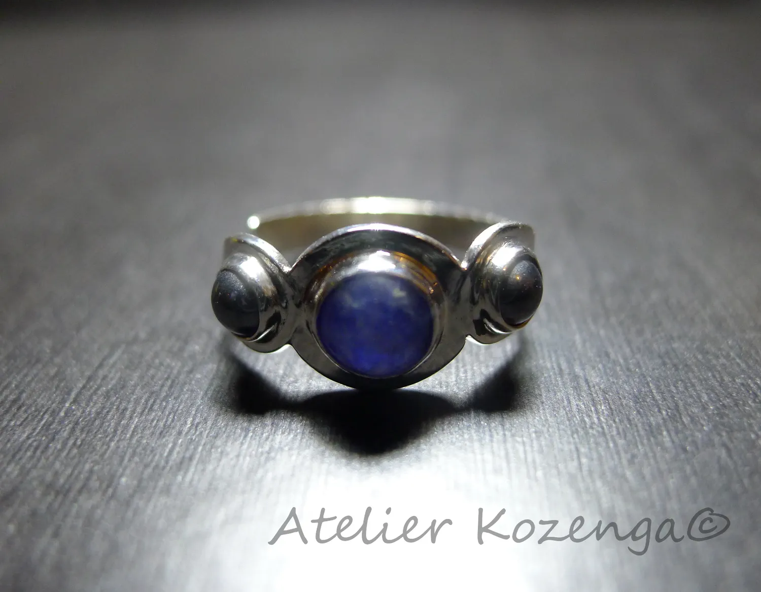 L'Atelier Kozenga Sodalite bague argent 950