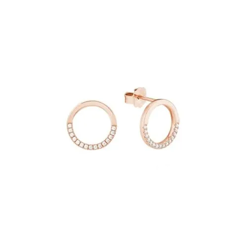 s.Oliver boucles d'oreilles femme argent clous