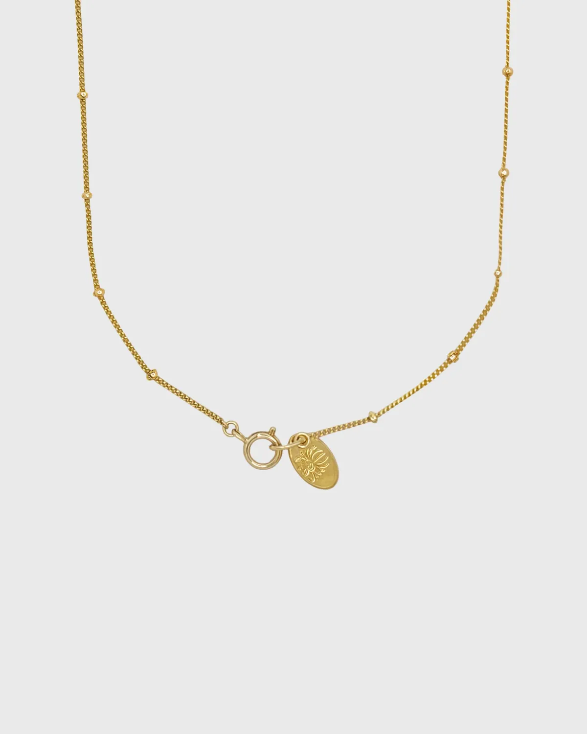 Elise Tsikis Corinthe Émaillé collier fleurs blanc