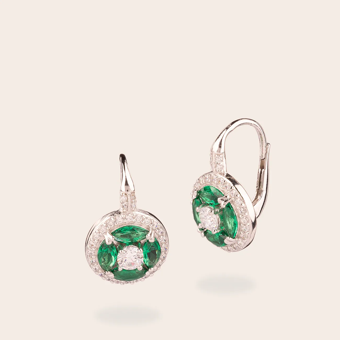 ULTIMA EDIZIONE monachella pavé rond boucles d’oreilles doré