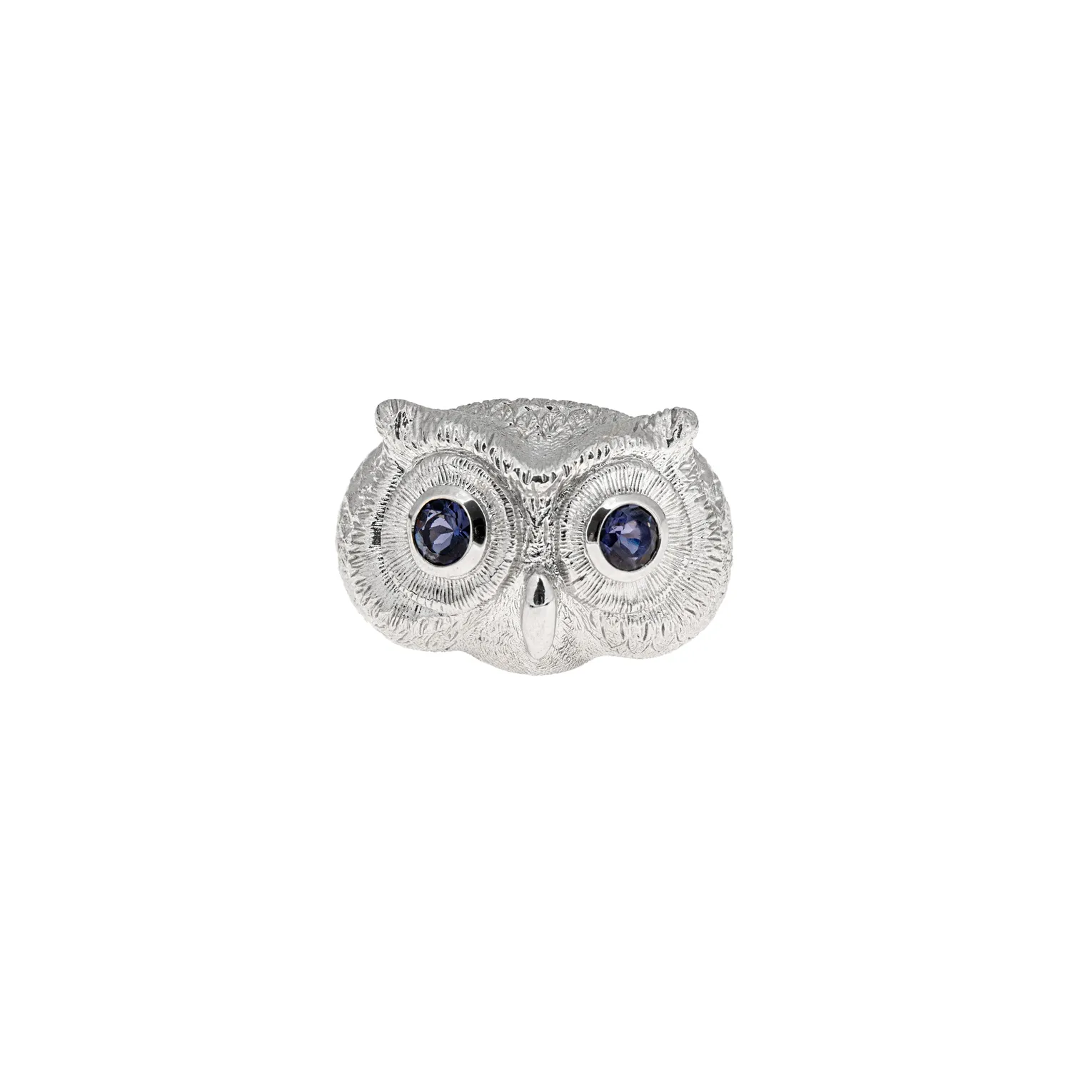 Lorella Tamberi Canal Artemis Eagle Owl bague iolite