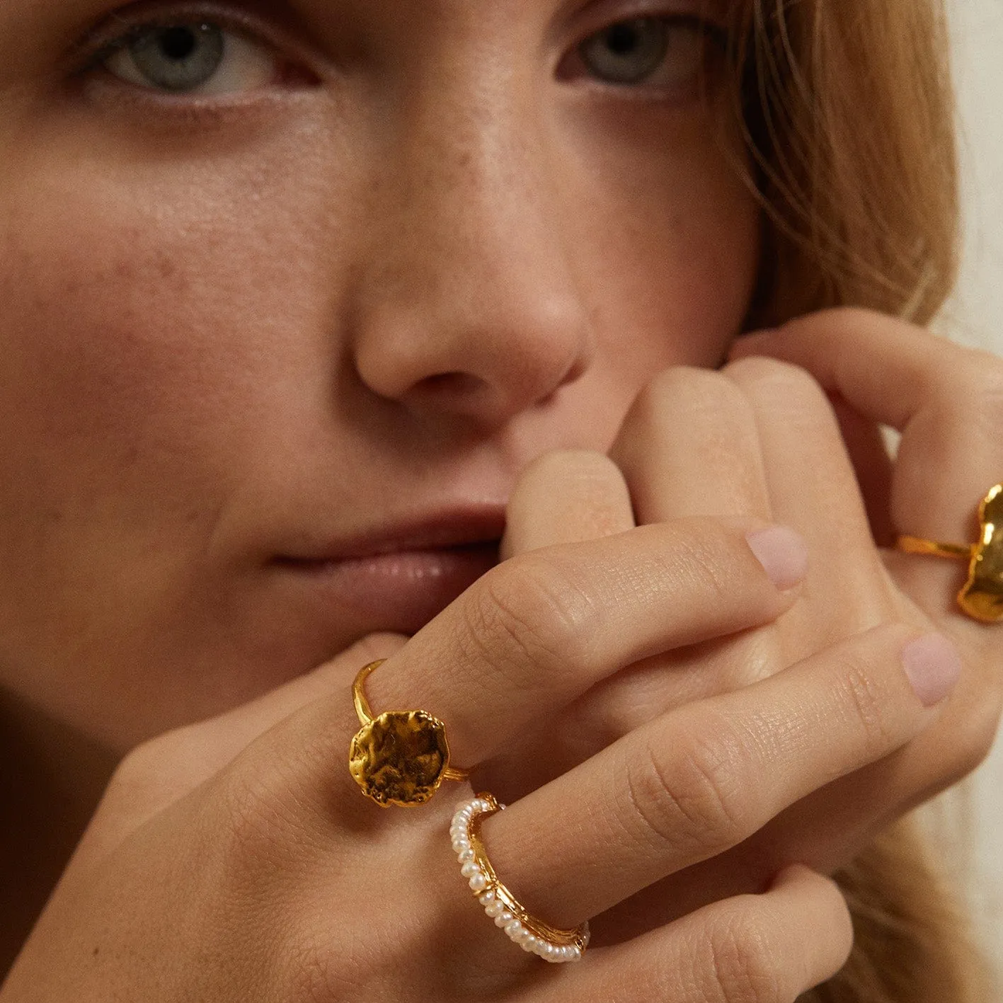Elise Tsikis Payos bague réglable or jaune