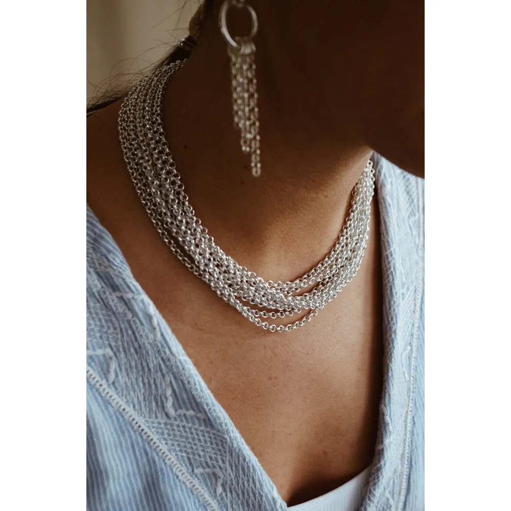 Secret de Cuir N°173 boucles d'oreilles mini bouée argenté