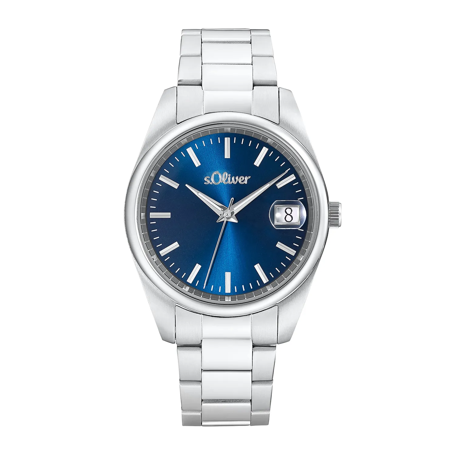 s.Oliver Montre homme acier doré cadran vert quartz