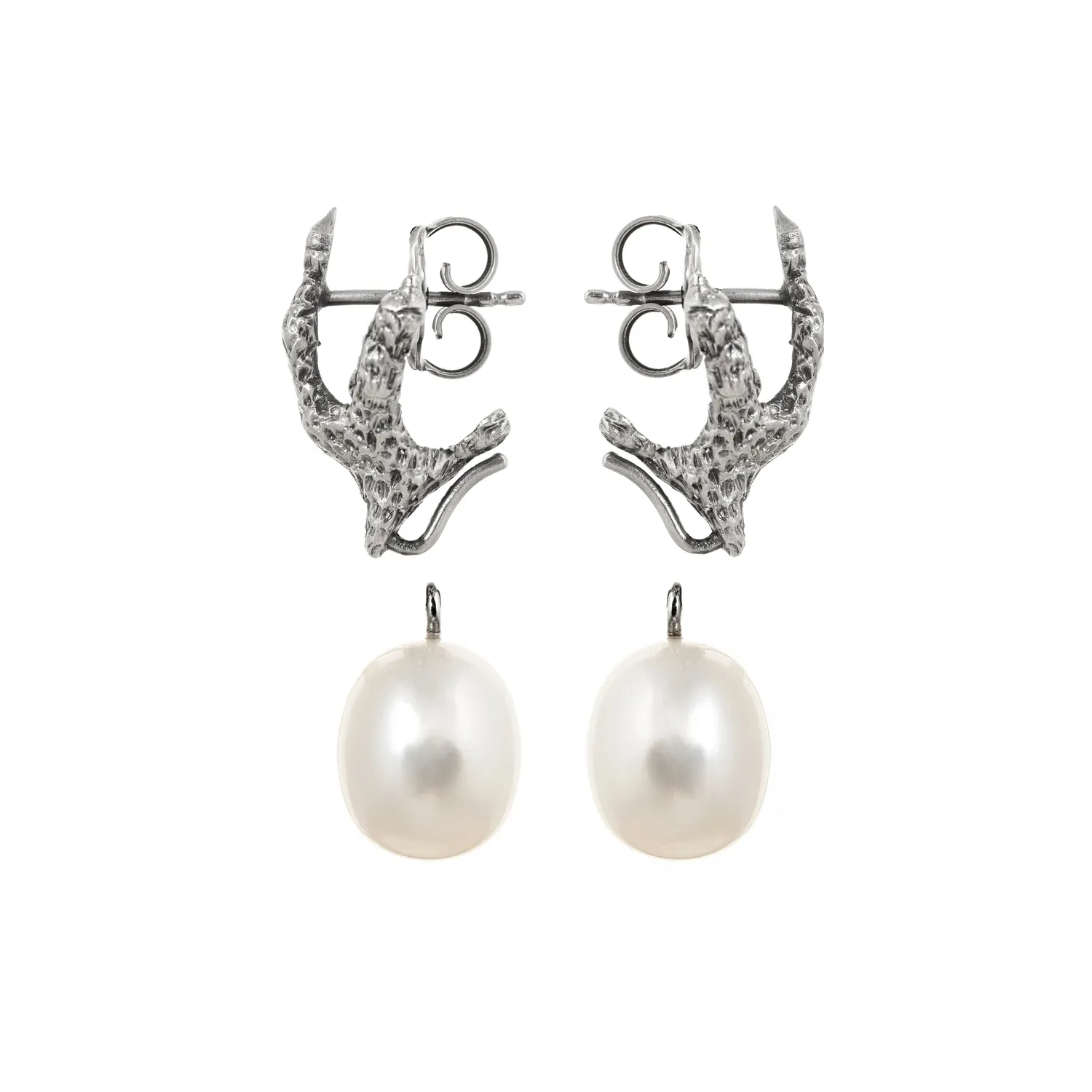 Lorella Tamberi Canal Artemis Talon boucles perle goutte