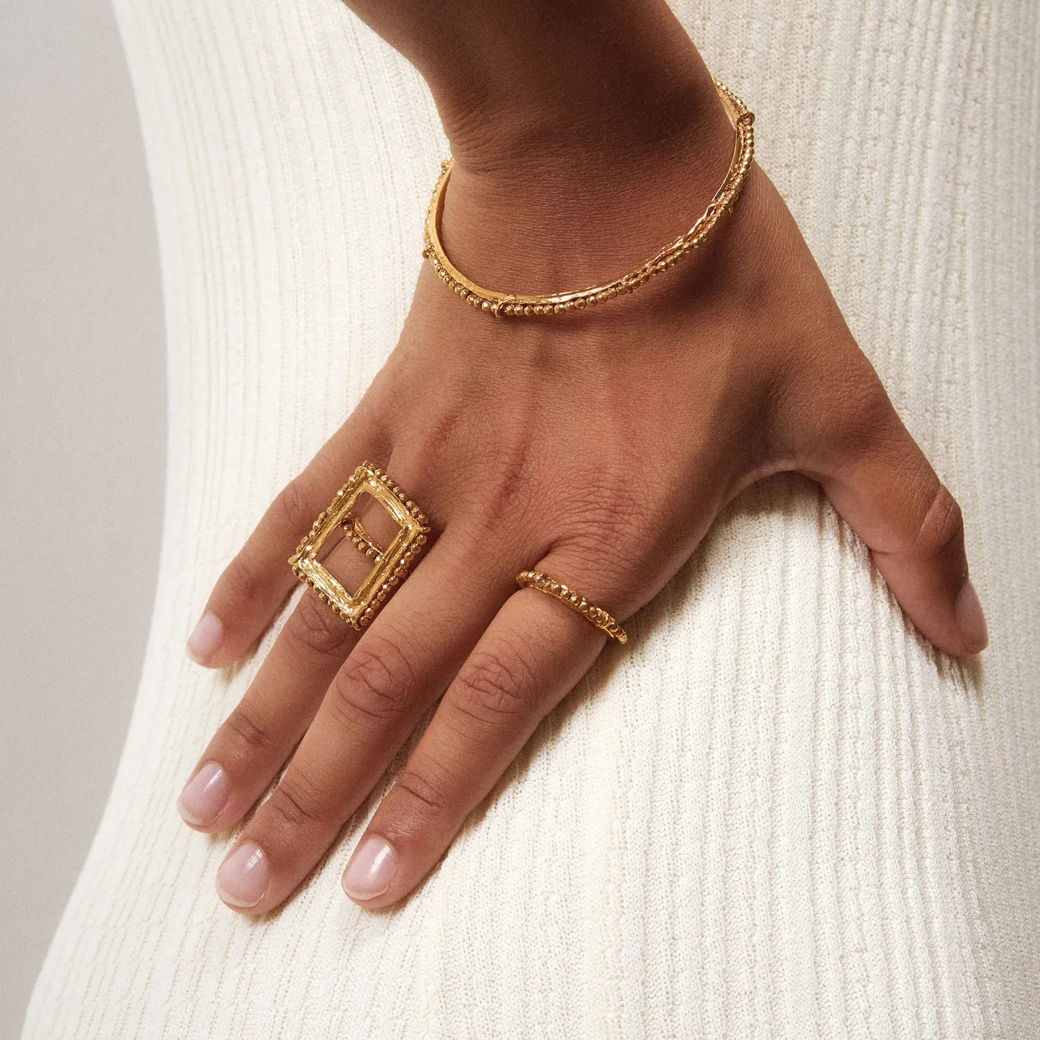 Elise Tsikis Galasa bague perle taille 52