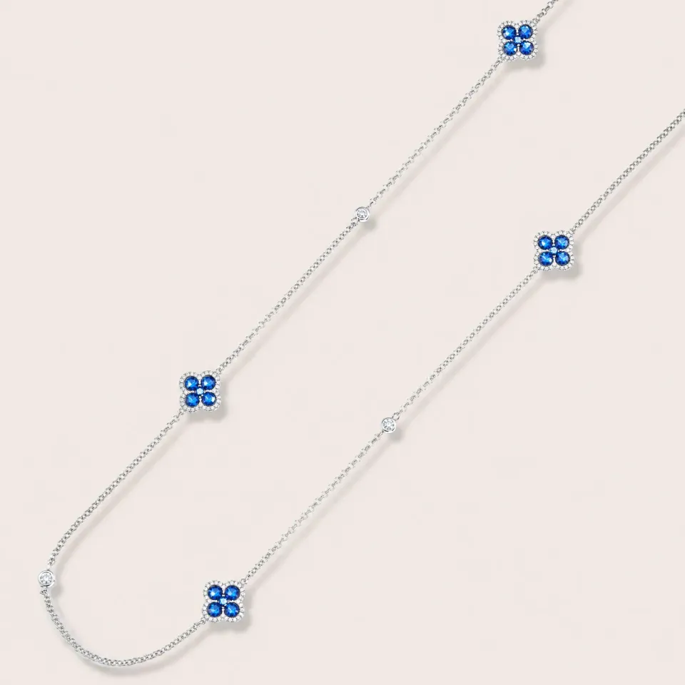 Ultima Edizione Flower collier long 90 cm fleur