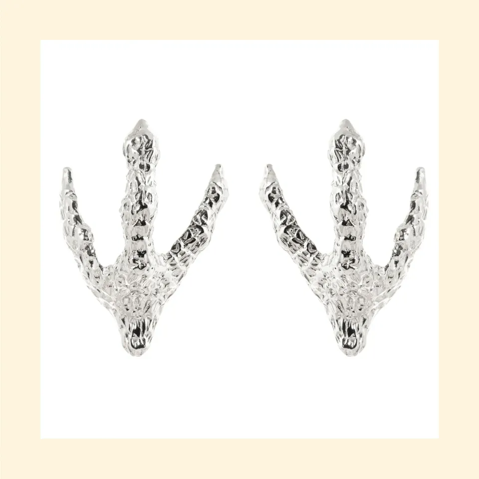 Lorella Tamberi Artemis Talon boucles d'oreilles argentées