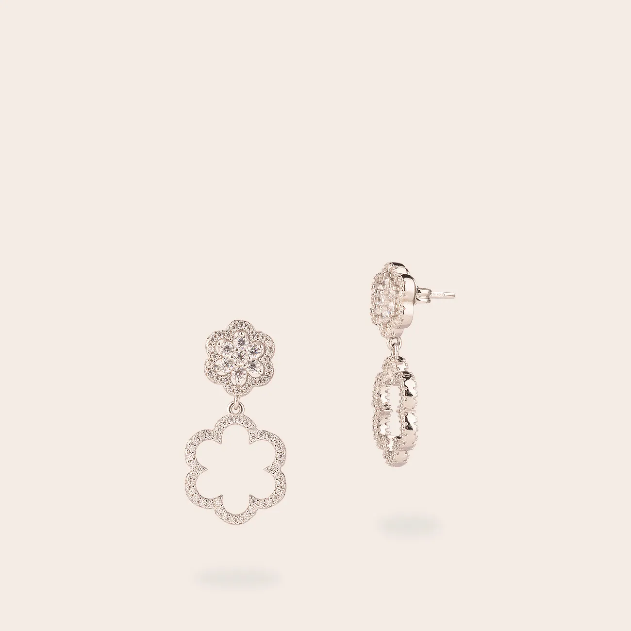 Ultima Edizione boucle pendante Daisy zircons