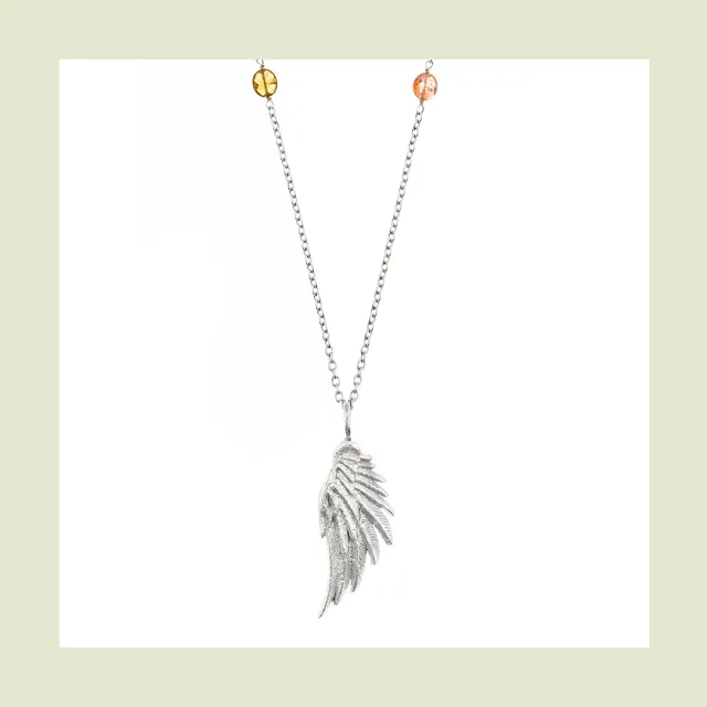 Lorella Tamberi Canal Artemis Large Wing collier tourmalines