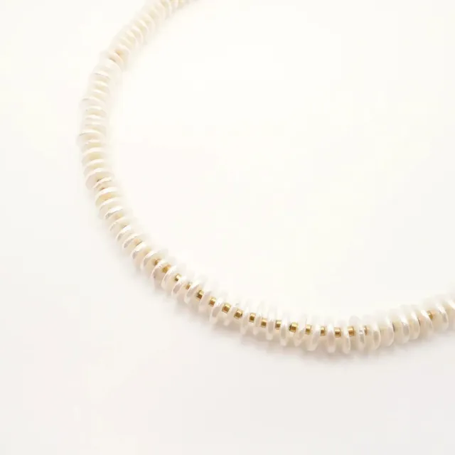 Cloralys Zora collier nacré heishi 39 cm