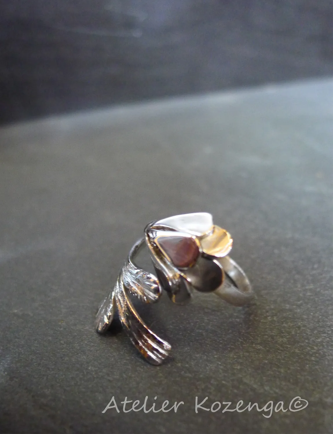 L'Atelier Kozenga Huppé bague argent oiseau