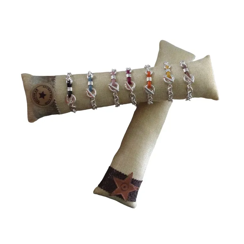 Secret de Cuir Boudin présentoir bracelets tissu