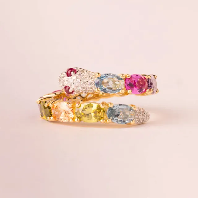 ULTIMA EDIZIONE Serpente Multicolor bague serpent