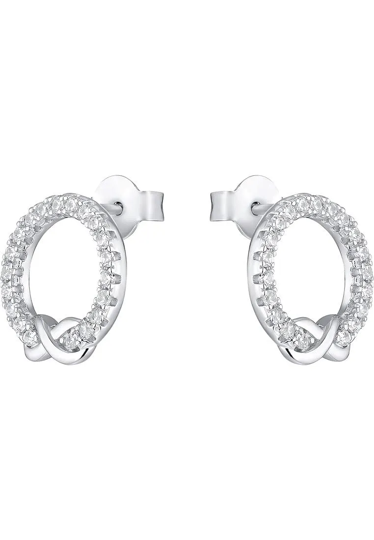 s.Oliver 2034965 boucles d'oreilles argent femme