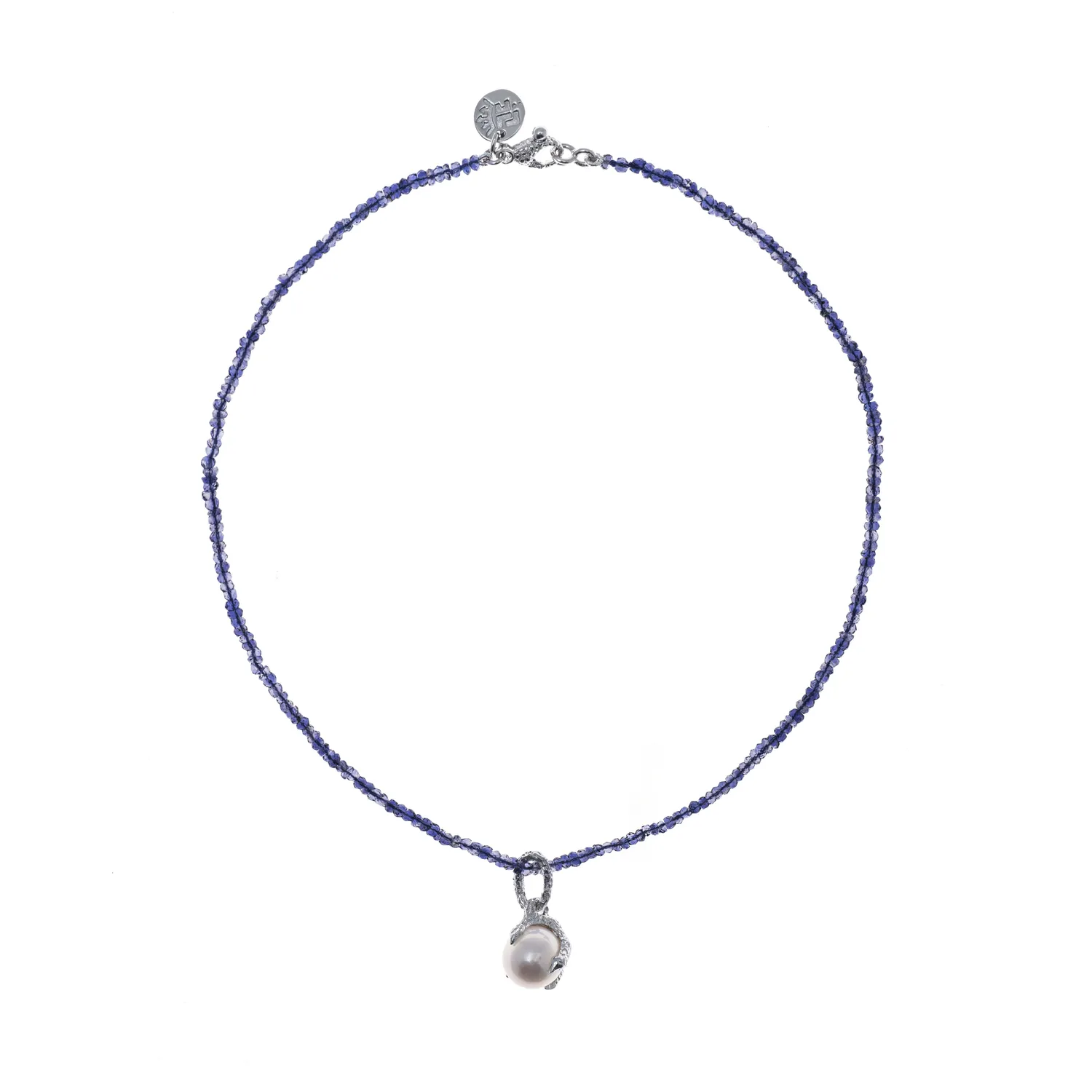 Lorella Tamberi Canal Artemis Talon collier perle iolite