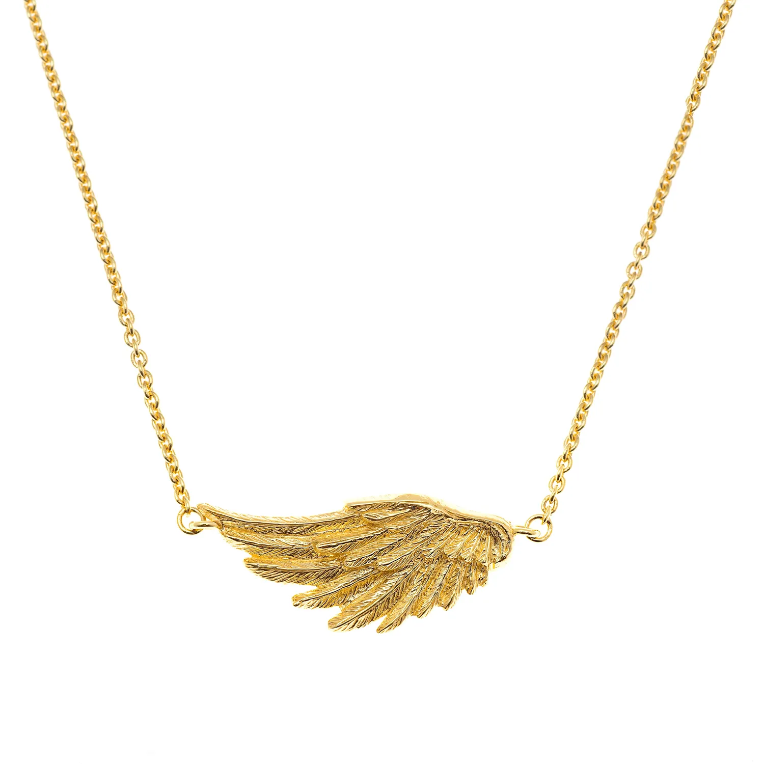 Lorella Tamberi Canal Artemis Wing collier long doré zircons