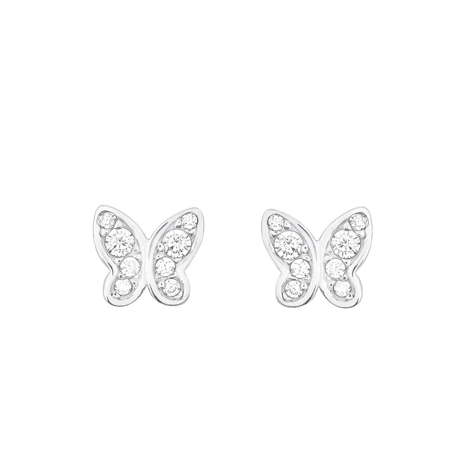 s.Oliver clous d’oreilles fille argent blanc zircone