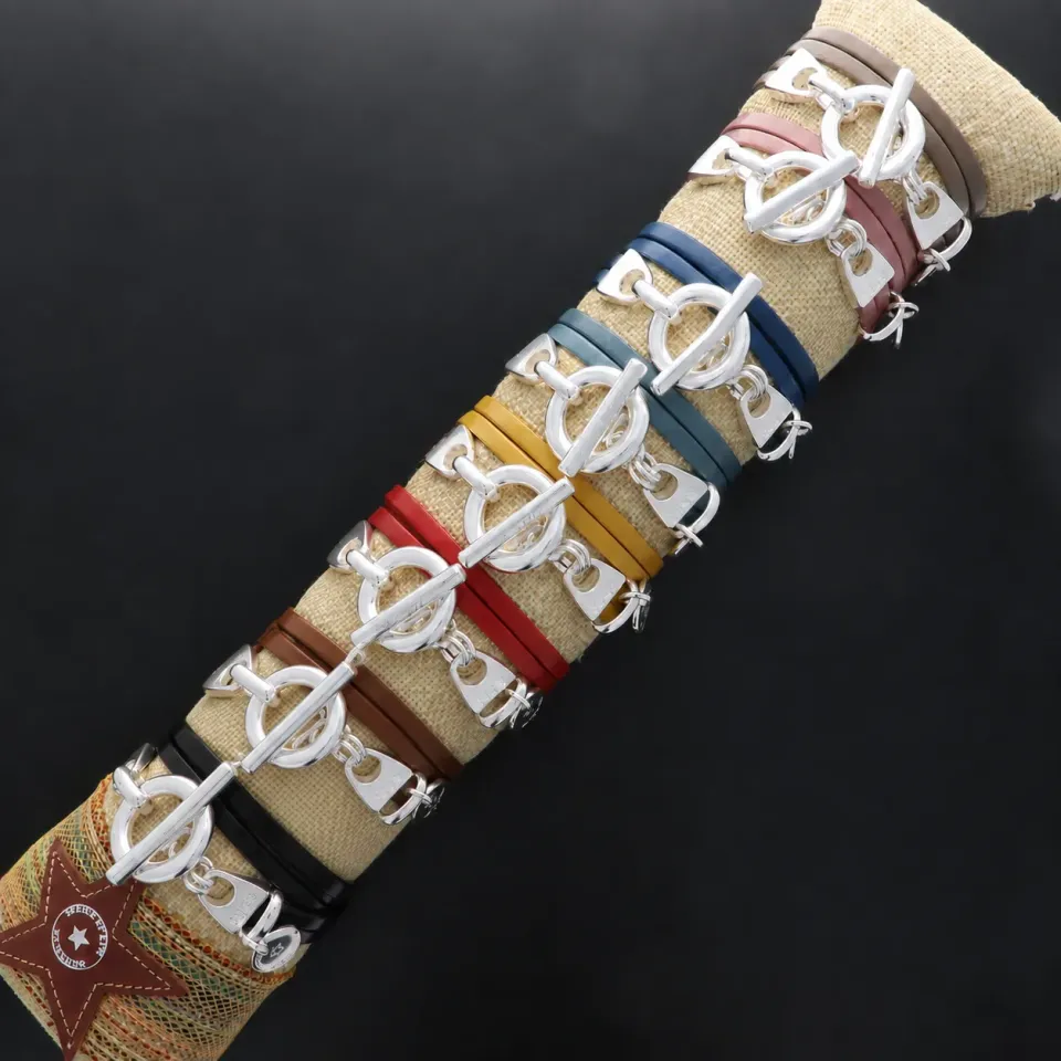 Secret de Cuir N°87 pack 16 bracelets cuir Steph 20